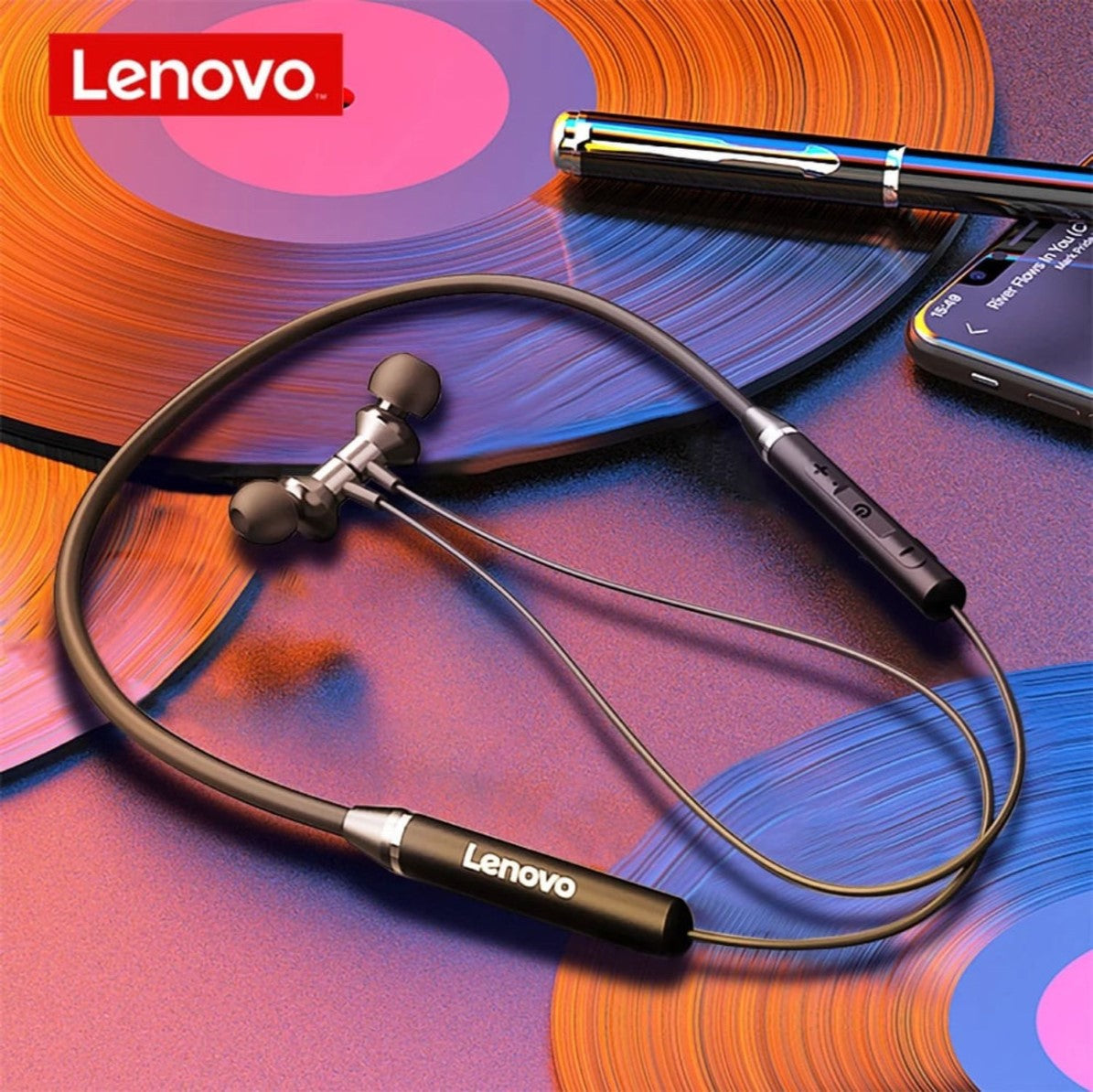 Audífonos Lenovo HE05 - 8 horas de duración - banda magnética