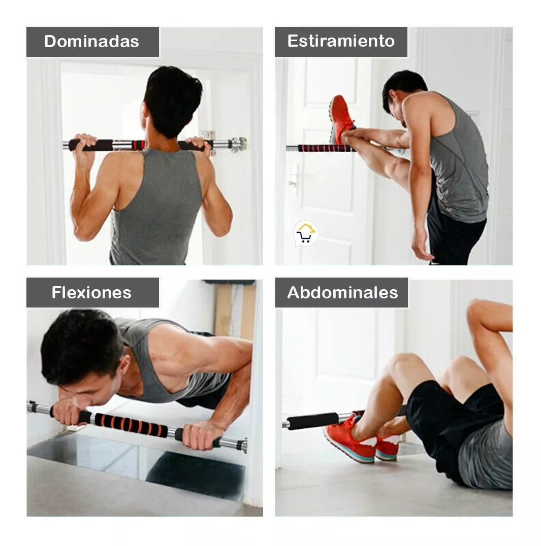 BARRA EJERCICIOS PUERTA DOMINADAS ABDOMINALES