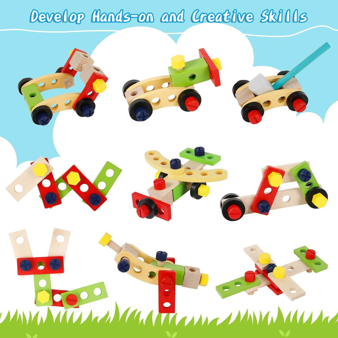 Juguetes de construcción para niños 34pc