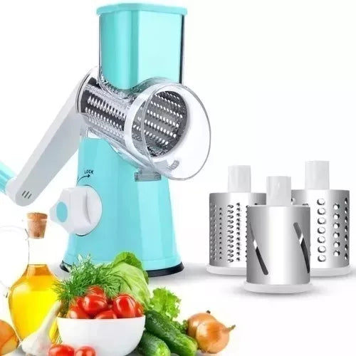 MOLINO RAYADOR TIPO TAMBOR DE FRUTAS Y VERDURAS CON VENTOSA DE SUCCION