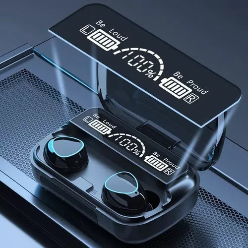Audífonos In-ear Inalámbricos Bluetooth M10 Negro