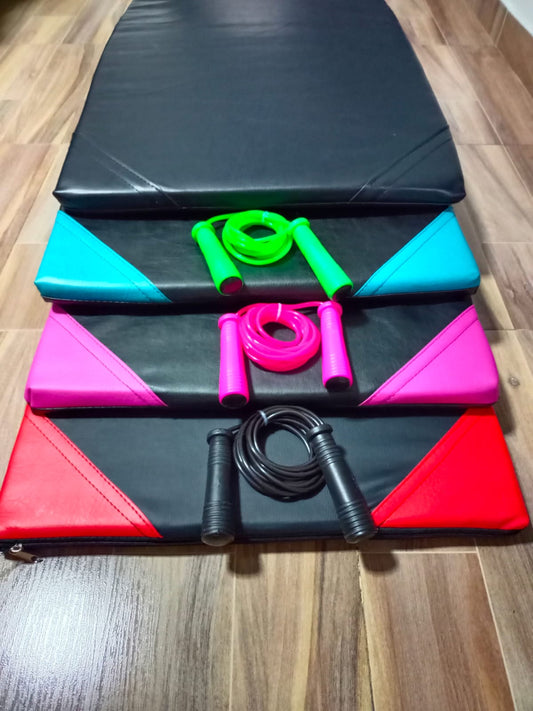 Colchoneta Ejercicio Fitness + Lazo siliconado