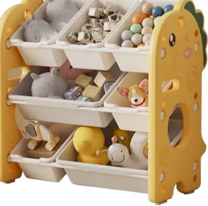 Organizador Juguetes 3 Niveles Multiusos Estantería Plástico