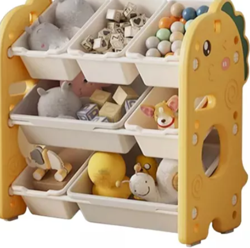 Organizador Juguetes 3 Niveles Multiusos Estantería Plástico