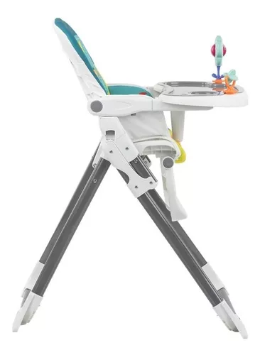 Silla Comedor Bebé Portátil 2 En 1 Con Juguetes